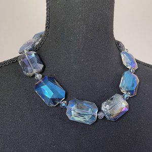 Blue Crystal Necklace